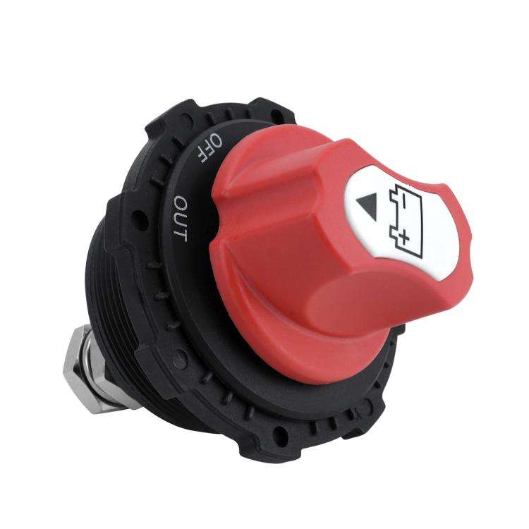 12-24V 300A Heavy-Duty DC Battery Disconnect Switch, Old with OUT Handle Removable, New with OUT ...
