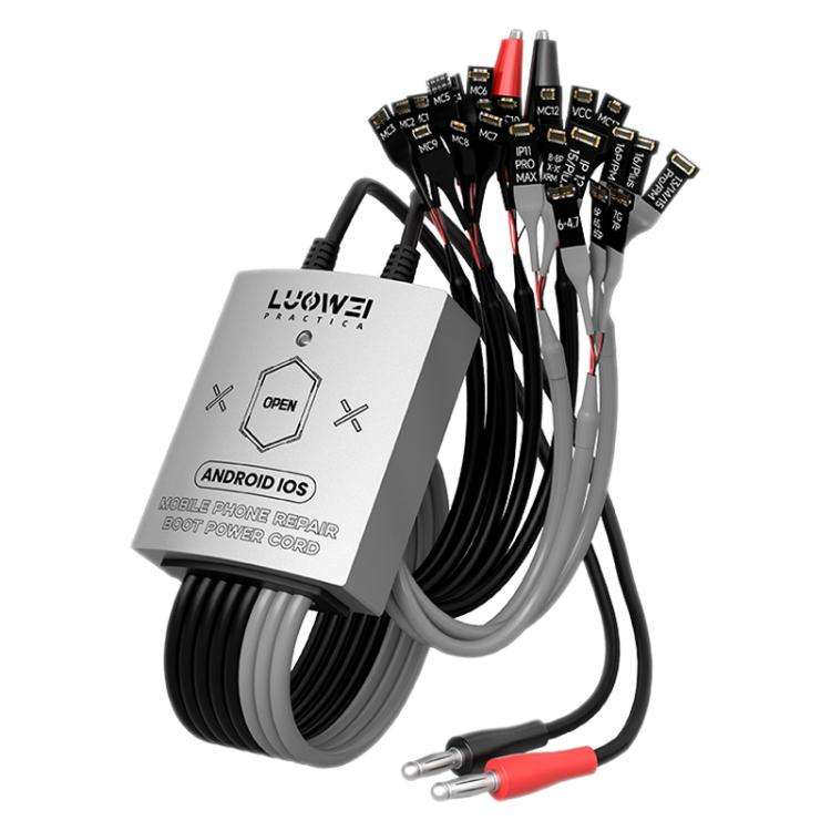 Luowei LW-325 Phone Repair Boot Power Cord for iPhone 8-17 Pro Max and Android