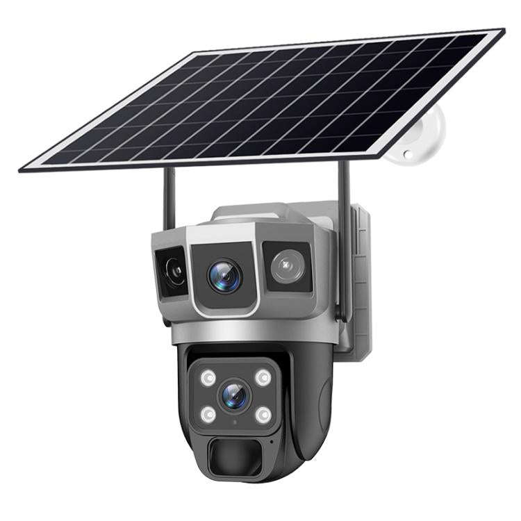 VTS02 4MP Multi-lens Panoramic Solar Surveillance PTZ Dome Camera, Southeast Asia WiFi, Southeast...