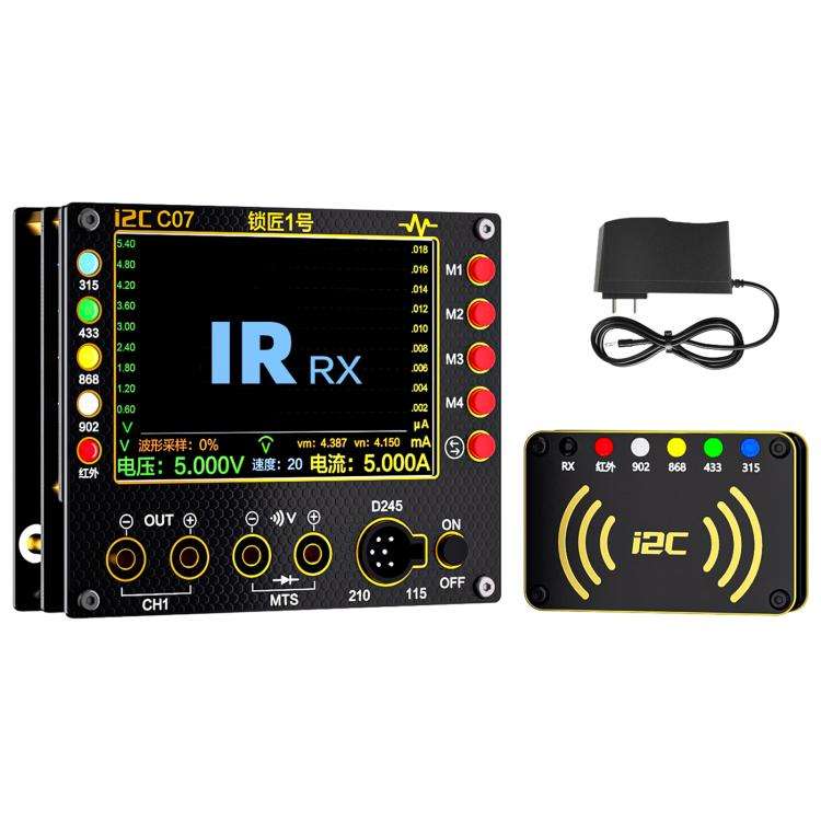 i2C C07 Locksmith No.1 Remote Control Frequency Tester Multimeter, Plug: EU Plug, Configuration 1...