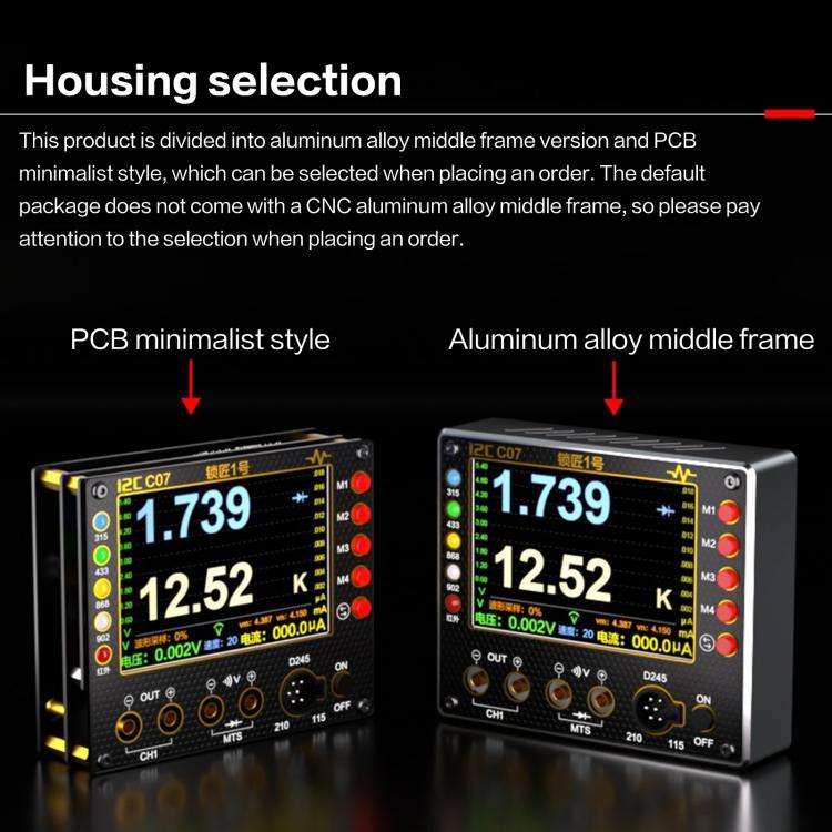 i2C C07 Locksmith No.1 Remote Control Frequency Tester Multimeter, Plug: EU Plug, Configuration 1...