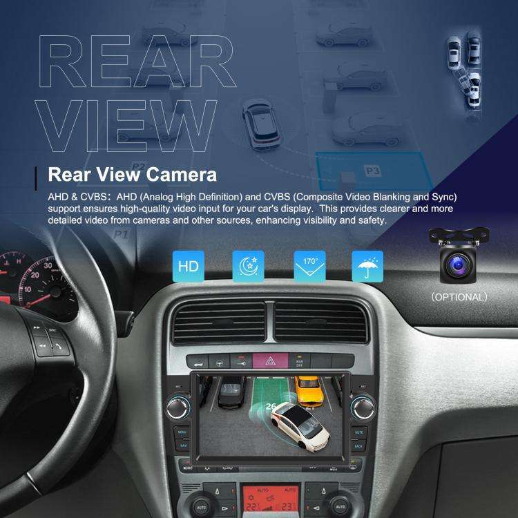For Fiat Punto 2005-2009 Android 15 7 inch 4G+64G Car Central Control Audio Video Navigation, Sta...