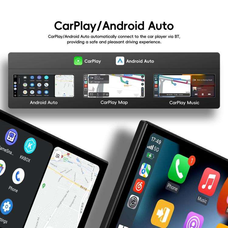 Android 15 2G+32G Car Reversing Display Monitor Screen Without Rear View Camera WiFi Version, 7 i...