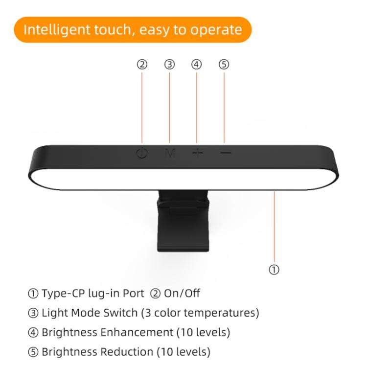 F-663 LED Monitor Screen Fill Light Video Conference Light, F-663