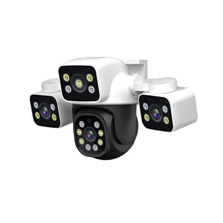 ESCAM PT223 3x4MP HD Motion Detection WiFi Three-screen PTZ IP Camera, EU Plug, US Plug, UK Plug,...