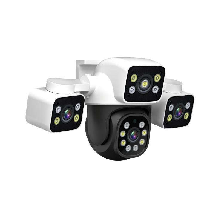 ESCAM PT223 3x4MP HD Motion Detection WiFi Three-screen PTZ IP Camera, EU Plug, US Plug, UK Plug,...