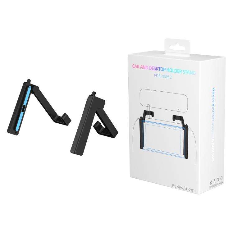 For Nintendo Switch 2 JYS-NS2299 2 in 1 Adjustable Car Game Console Holder