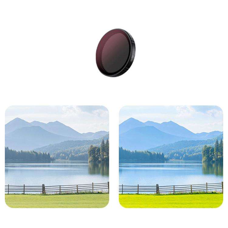 For DJI Action 5 Pro Camera Lens Filter, CPL, ND8, ND16, ND32, ND64, UV, Diffusion 1/4