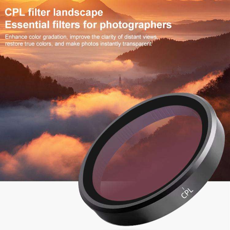 For DJI Action 5 Pro Camera Lens Filter, CPL, ND8, ND16, ND32, ND64, UV, Diffusion 1/4
