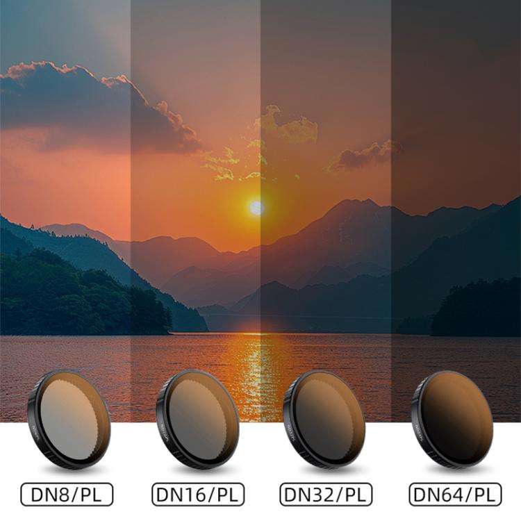 For DJI Action 5 Pro Camera Lens Filter, CPL, ND8, ND16, ND32, ND64, UV, Diffusion 1/4