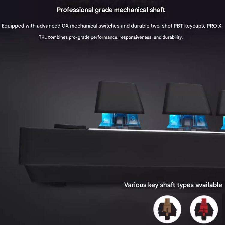 Logitech G PRO X TKL Wireless Gaming Keyboard, GX-T Mechanical Switches