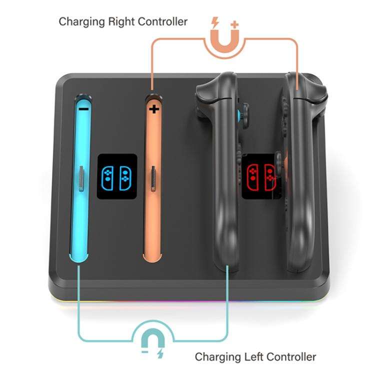 OIVO IV-SW224 Game Controller Magnetic Charging Stand, For Nintendo Switch 2