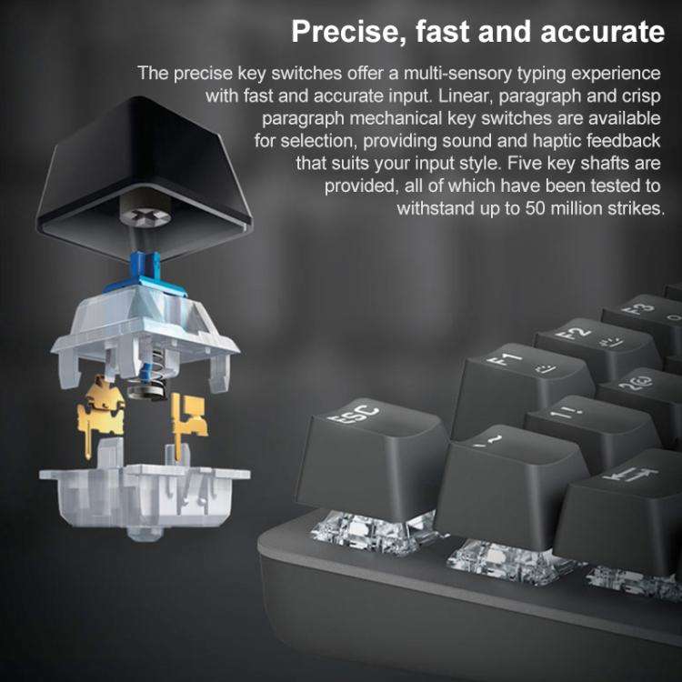 Logitech K845 Backlit Mechanical Wired Keyboard, Cable Length: 1.8m, Longhua Brown Axis, Longhua ...