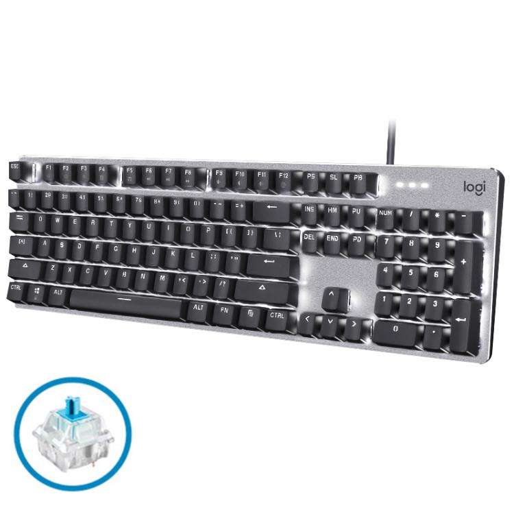 Logitech K845 Backlit Mechanical Wired Keyboard, Cable Length: 1.8m, TTC Brown Axis, TTC Red Axis...