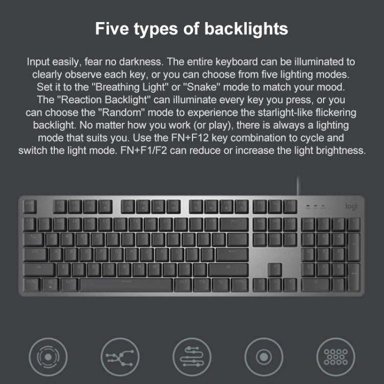 Logitech K845 Backlit Mechanical Wired Keyboard, Cable Length: 1.8m, TTC Brown Axis, TTC Red Axis...