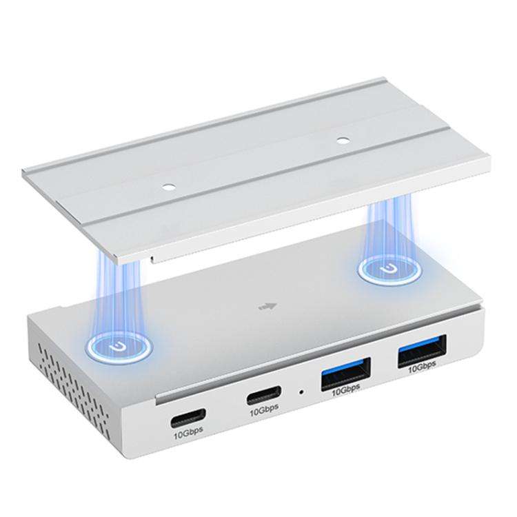 HST-2A2C 4 in 1 USB 3.2 10Gbps Detachable Magnetic Docking Station, HST-2A2C