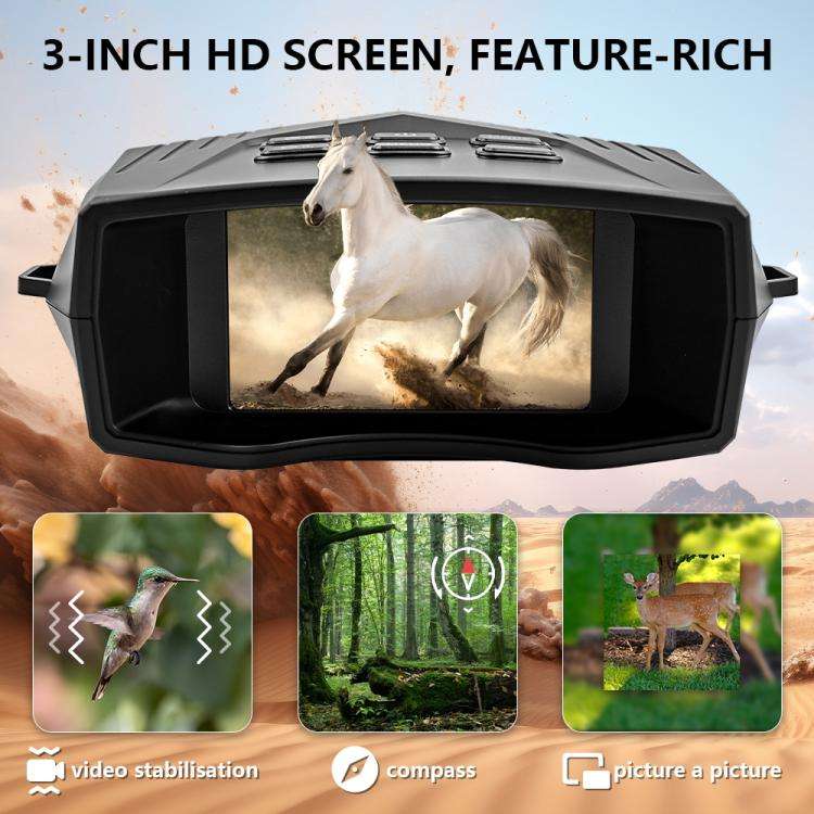 Z8 3 inch LCD Screen Outdoor Binocular Digital Night Vision Device, Z8