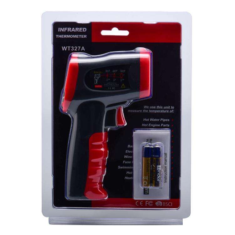 Wintact WT327A portable infrared thermometer, measuring range: -50 to 400 degrees Celsius, WT327A
