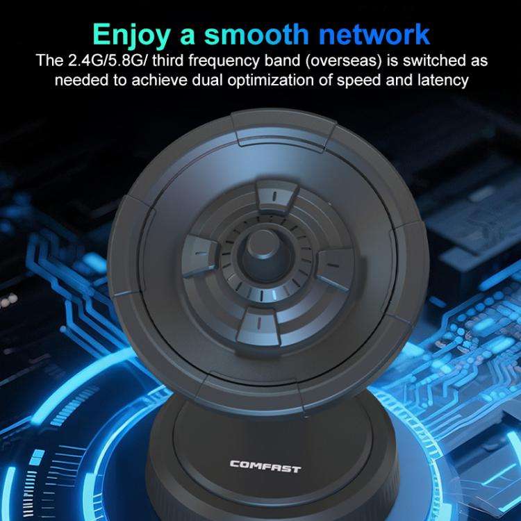 COMFAST CF-986BE Directional Network Card WiFi-7 Gaming 6500M Gigabit USB Network Adapter, CF-986BE