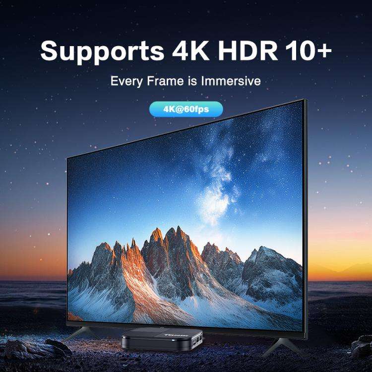 Tanix TX5 Plus Android 14 Smart TV Box with Remote Control, Amlogic S905X5M Quad-Core, 2GB+16GB