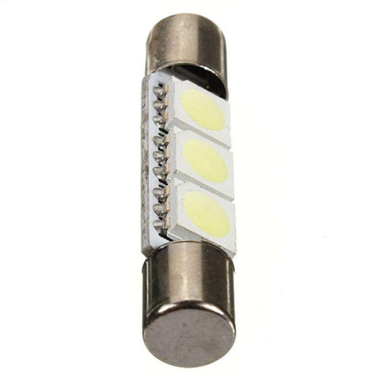 10pcs ST6-5050-3SMD 29mm B6 LED Car Make-up Mirror Light Reading Lamp, ST6-5050-3SMD