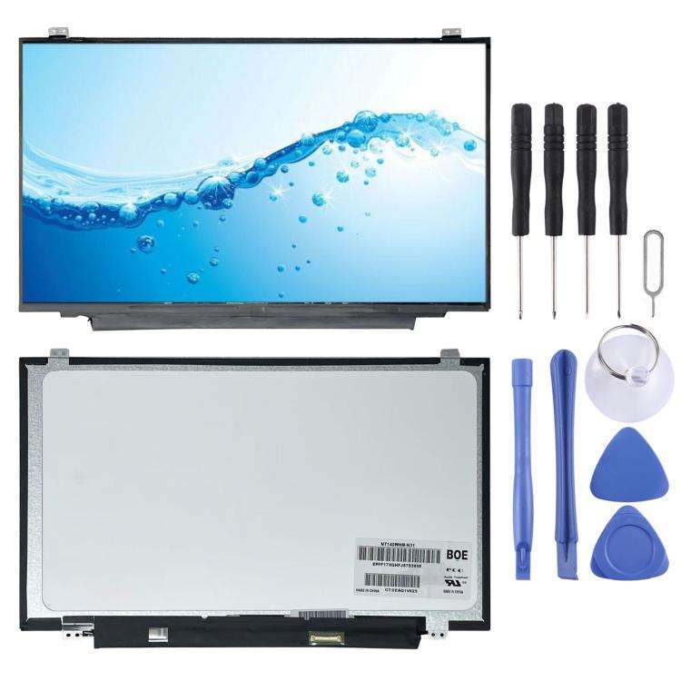 1366x768 14 inch Glossy LCD Screen, For HP 14-DQ0032DX, For HP 14-DQ000, For HP 110 L61947-001