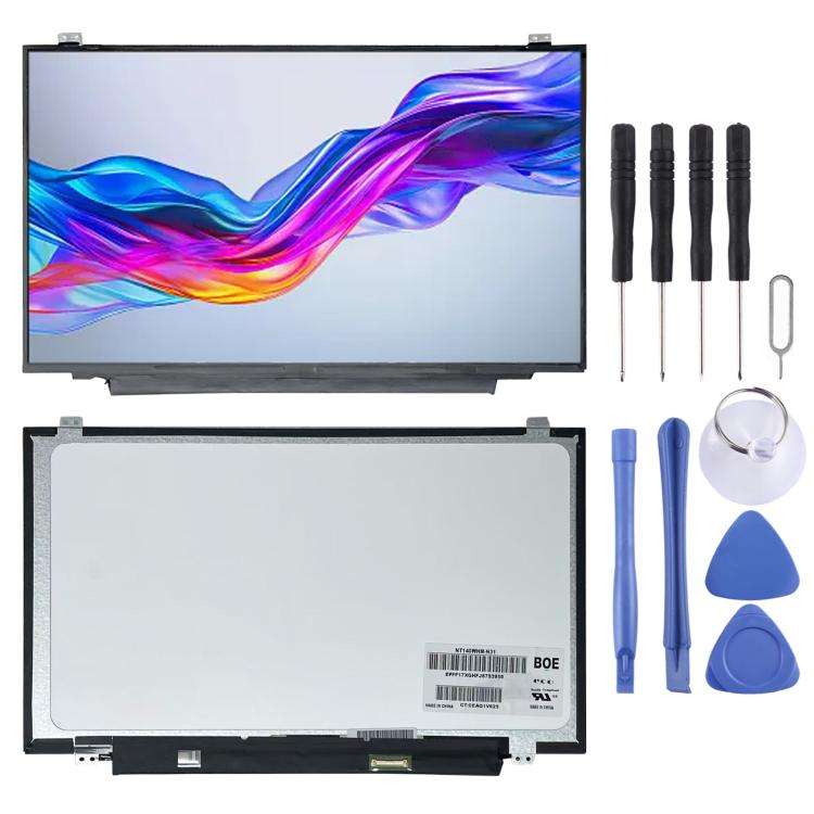 1366x768 14 inch Glossy LCD Screen, For HP 14-DQ0032DX, For HP 14-DQ000, For HP 110 L61947-001