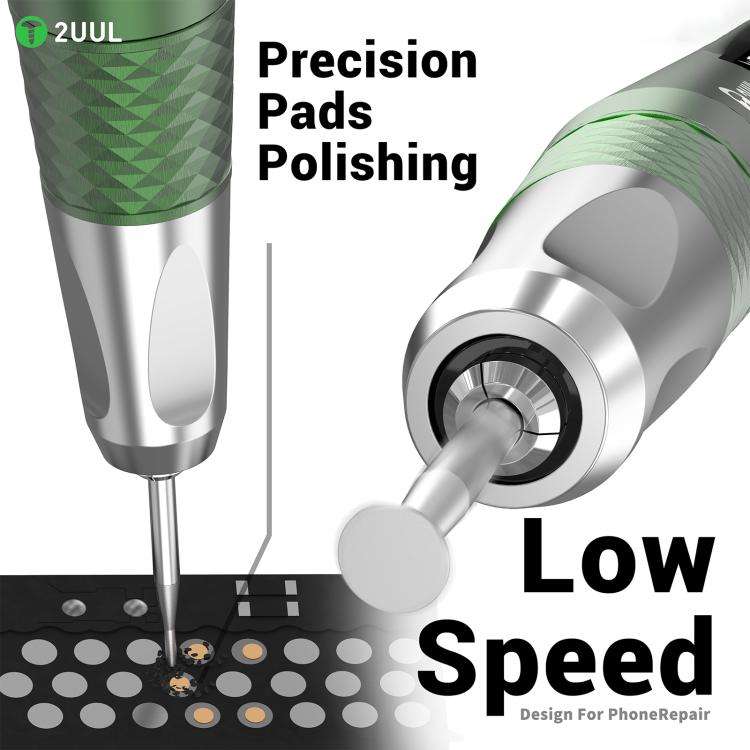 2UUL DA85 CVT Pro Coreless Motor Grinder with 10pcs DA82 Grinding Heads, 2UUL DA85