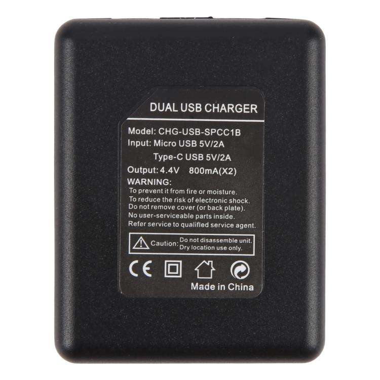 CHG-USB-SPCC1B For GoPro Max Dual USB Batteries Charging Hub, For GoPro Max