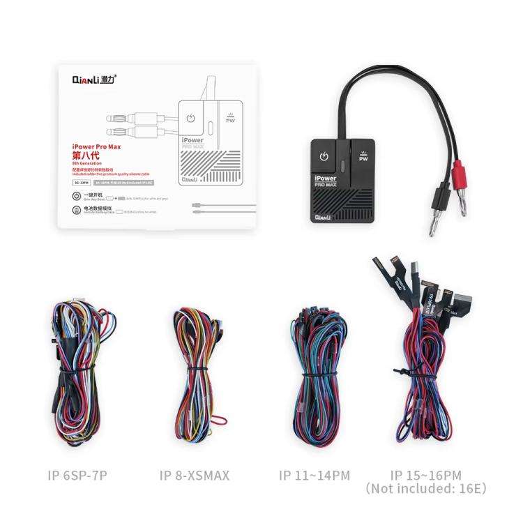 QianLi Generation 8th iPower Pro Max FPC DC Power Cable for iPhone 6-16 Pro Max (16e excluded), Q...