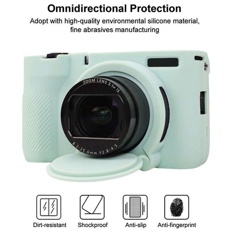 Glossy Soft Silicone Protective Cover, For Canon PowerShot V1