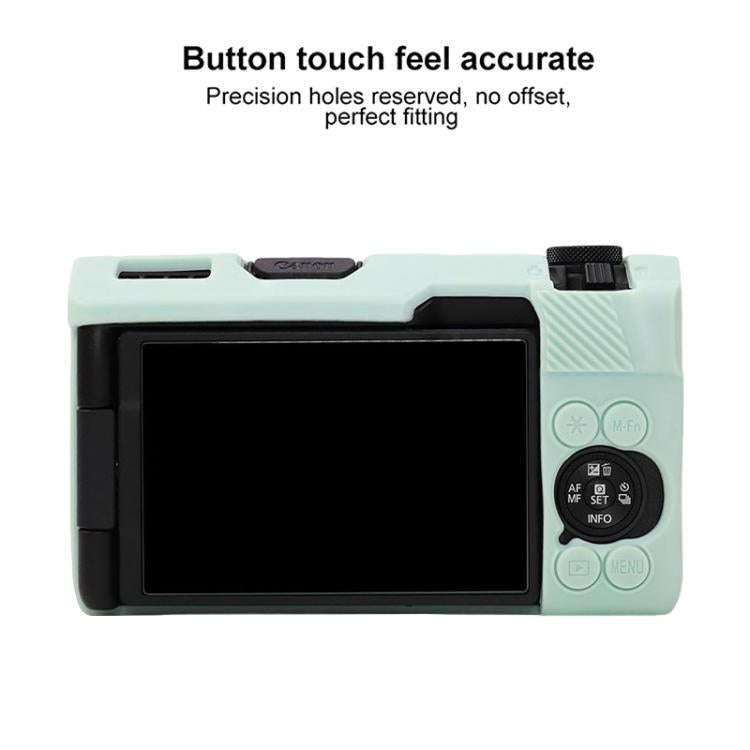 Glossy Soft Silicone Protective Cover, For Canon PowerShot V1