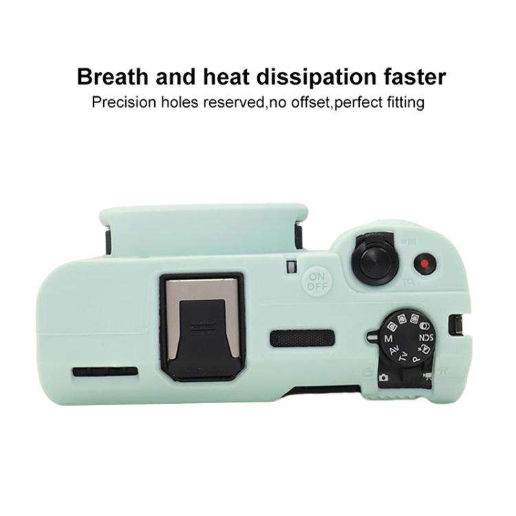 Glossy Soft Silicone Protective Cover, For Canon PowerShot V1