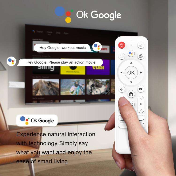 H96 Max H313 Android 14 Mini HD TV Stick with Remote Control, ARM Cortex-A53 Quad Core, 2GB+16GB,...