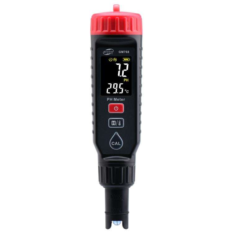 BENETECH GM768 Color Screen High Precision Pen-Type PH Meter Tester, GM768