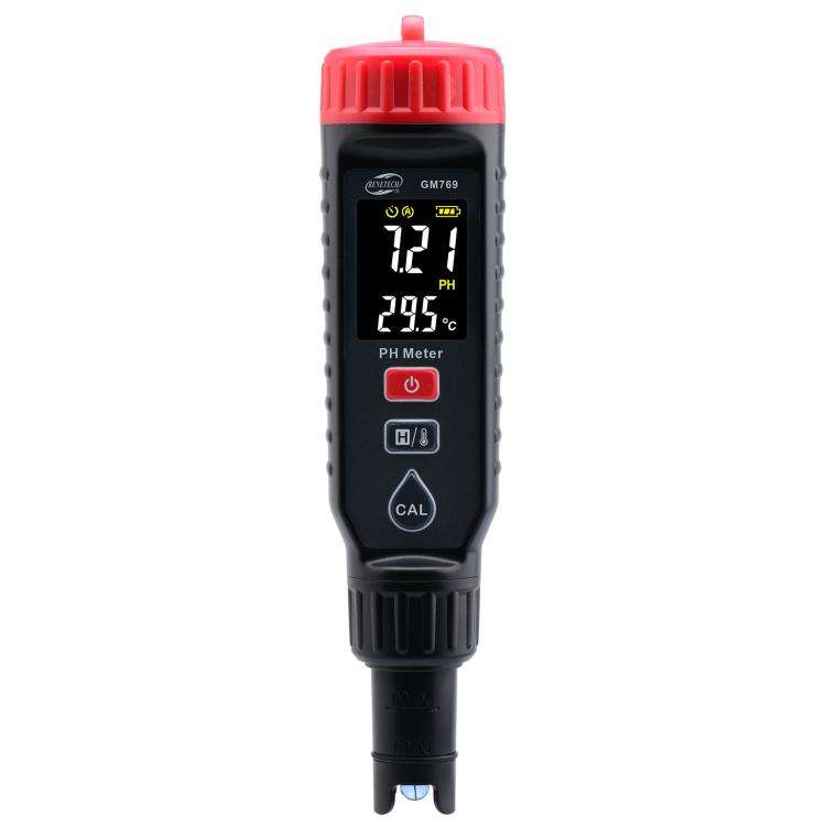 BENETECH GM769 Color Screen High Precision Pen-Type PH Meter Tester, GM769