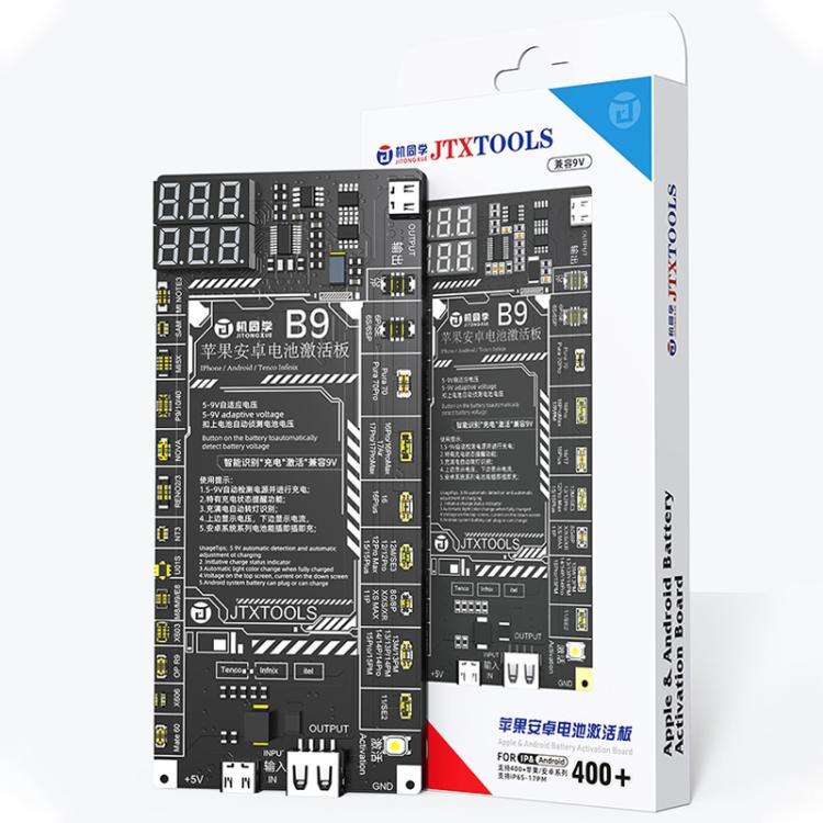 JTX B9 5-9V Battery Charging Activation Board for iPhone 6S-17 Pro Max (without 16e) & Android, J...