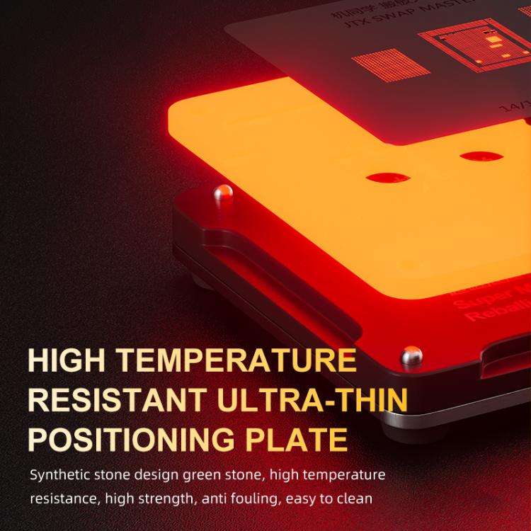 JTX SM Series Swap Board Chips BGA Reballing Stencil Platform Set for iPhone 8-16 Pro Max, JTX SM...