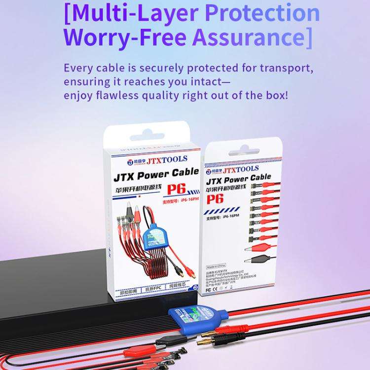 JTX P6 Startup Power Boot Cable for iPhone 6-17 Pro Max, JTX P6