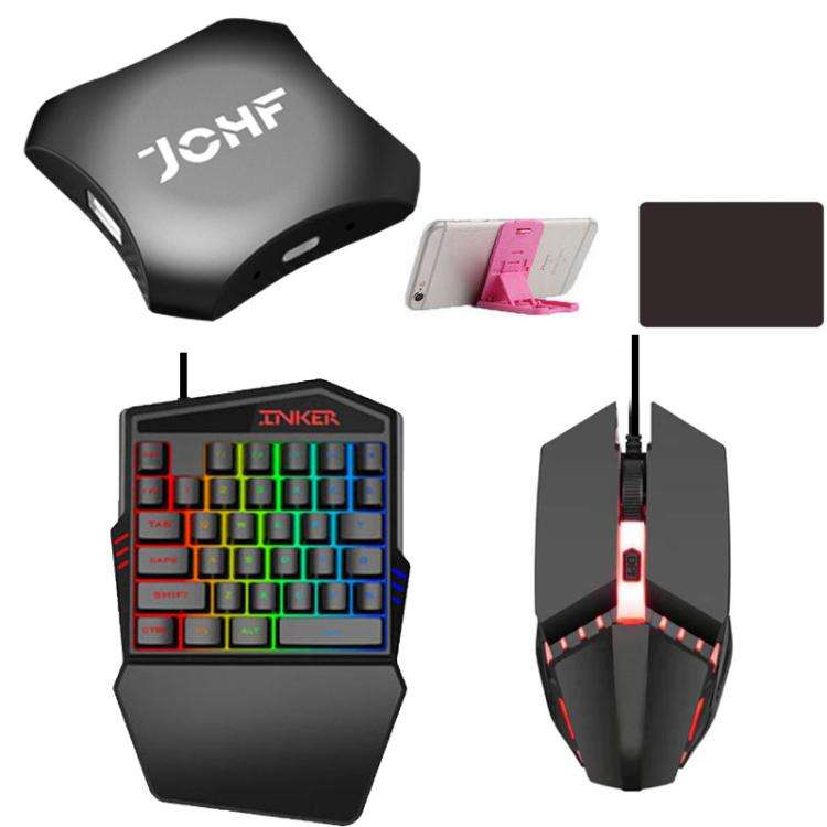 JCHF Gaming Keyboard And Mouse Converter, Single Adapter Base, 3 in 1 Adapter Keyboard Mouse Kit,...