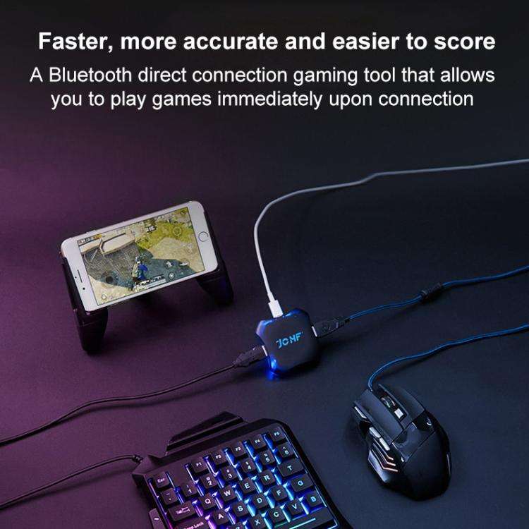 JCHF Gaming Keyboard And Mouse Converter, Single Adapter Base, 3 in 1 Adapter Keyboard Mouse Kit,...
