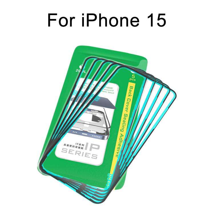 2UUL IP Series Back Cover Sealing Adhesive (5pcs/Box), For iPhone 17 Pro Max, For iPhone 17 Pro, ...