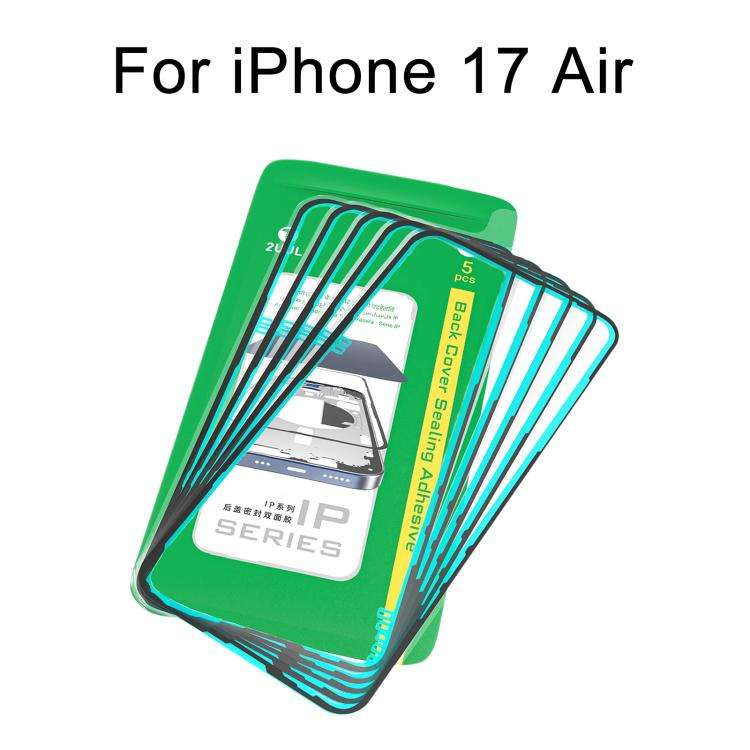 2UUL IP Series Back Cover Sealing Adhesive (5pcs/Box), For iPhone 17 Pro Max, For iPhone 17 Pro, ...
