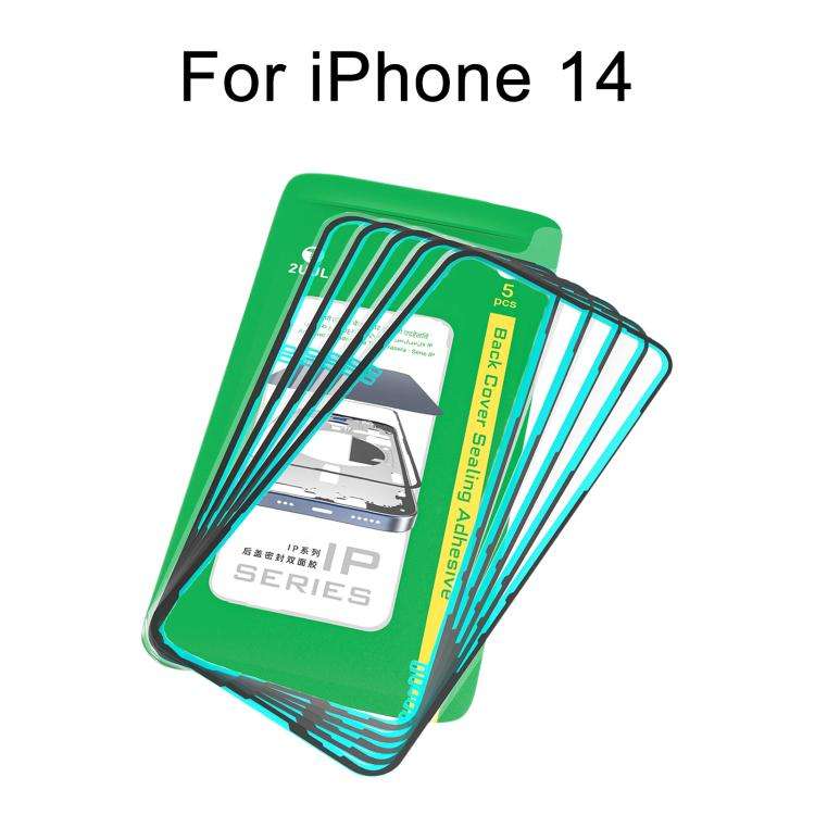 2UUL IP Series Back Cover Sealing Adhesive (5pcs/Box), For iPhone 17 Pro Max, For iPhone 17 Pro, ...