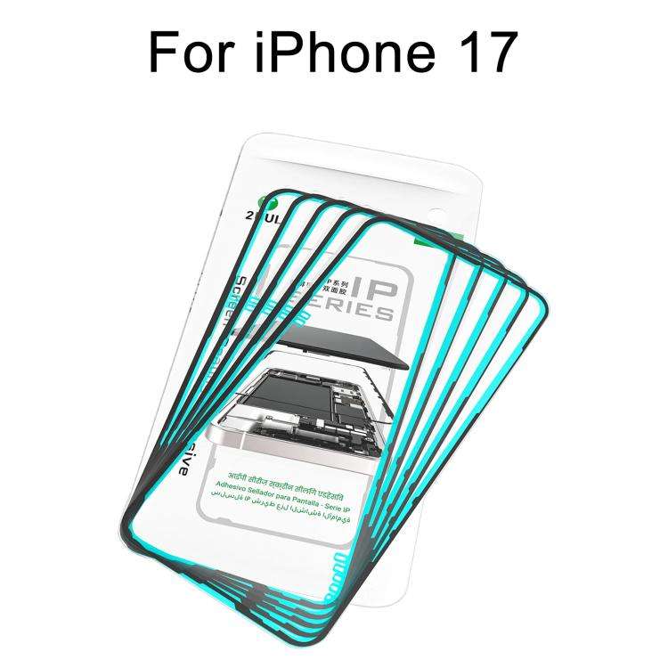 2UUL IP Series Screen Sealing Adhesive (5pcs/Box), For iPhone 17 Pro Max, For iPhone 17 Pro, For ...