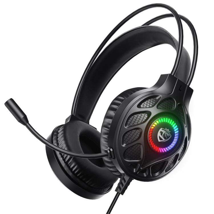 SoulBytes S200 3.5mm USB Wired LED Gaming Headset with Mic, S200