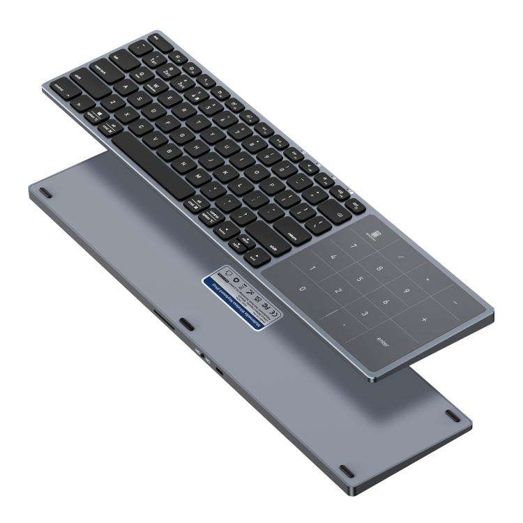 DUX DUCIS LK Pro Series Universal Dual-Mode Aluminum Alloy Wireless Keyboard With Touch Digital P...