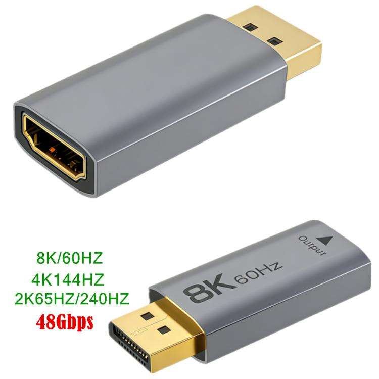 8K Active DP 1.4 to HDMI 2.1 Converter, DP 1.4 to HDMI 2.1