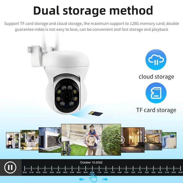 K21 1080P 360-degree Panoramic Waterproof Surveillance Camera, K21