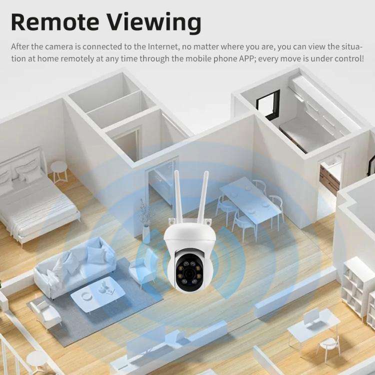 K21 1080P 360-degree Panoramic Waterproof Surveillance Camera, K21